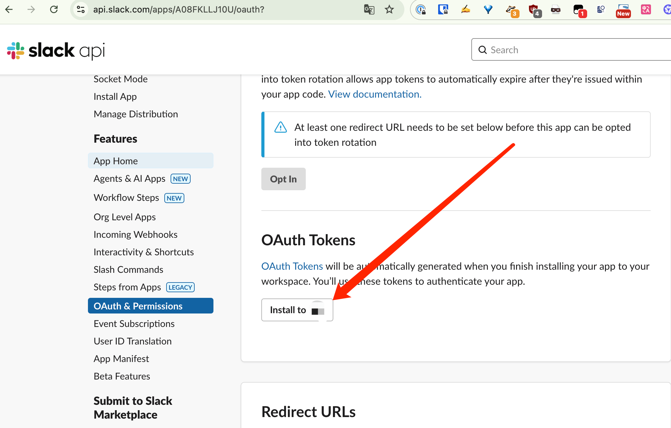 Install to Workspace